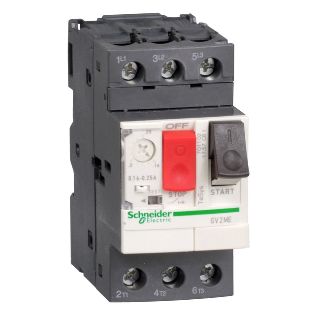 Motor protection switch GV2ME..AP 1-1,6A box terminals