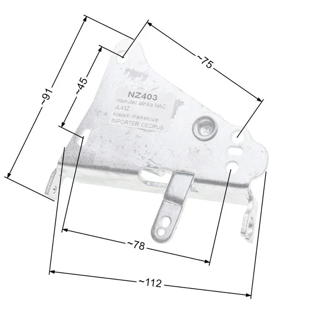 Motorbremse Nac Jl43Z Markedsklippere Nz403