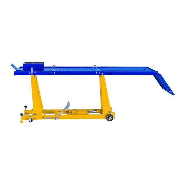 Motorcycle lift - 450 kg - 190 x 53 cm - ramp MSW 10060315 MSW-MHB-450-680