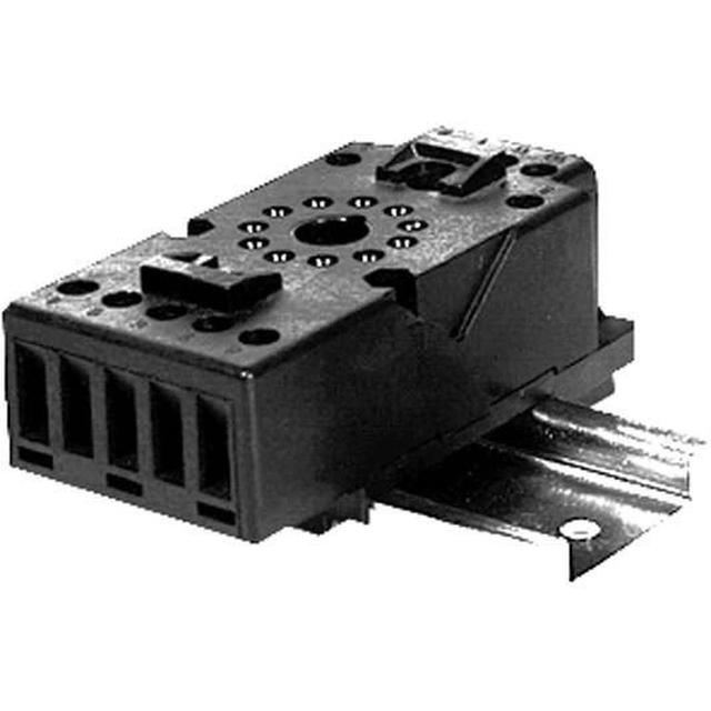 Mounting socket GZP11 on the DIN rail 35 mm