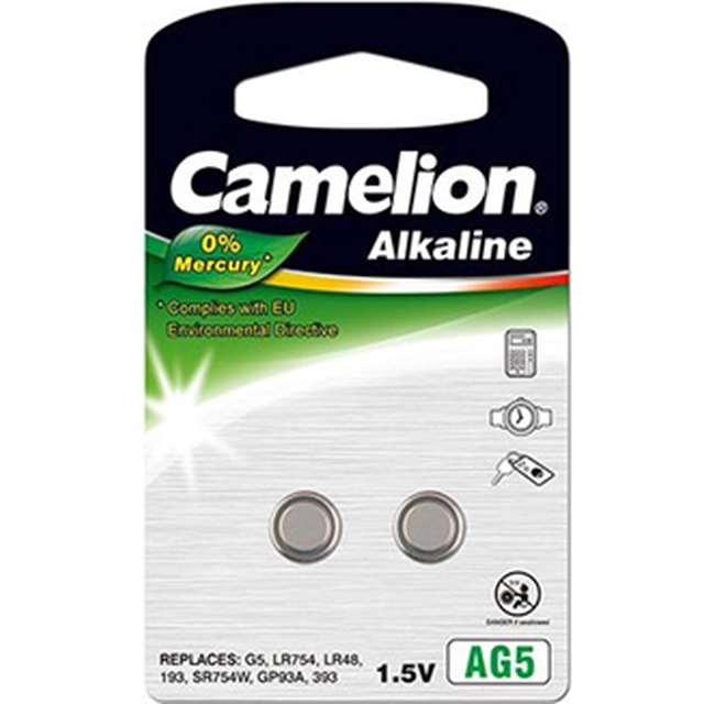 Μπαταρία Camelion Buttoncell LR48 2 τεμ.