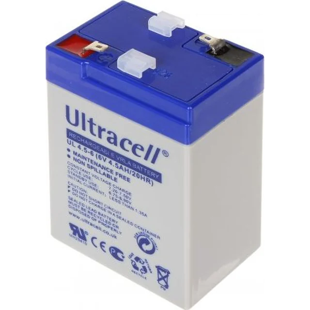 ΜΠΑΤΑΡΙΑ Ultracell 6V/4.5AH-UL ULTRACELL