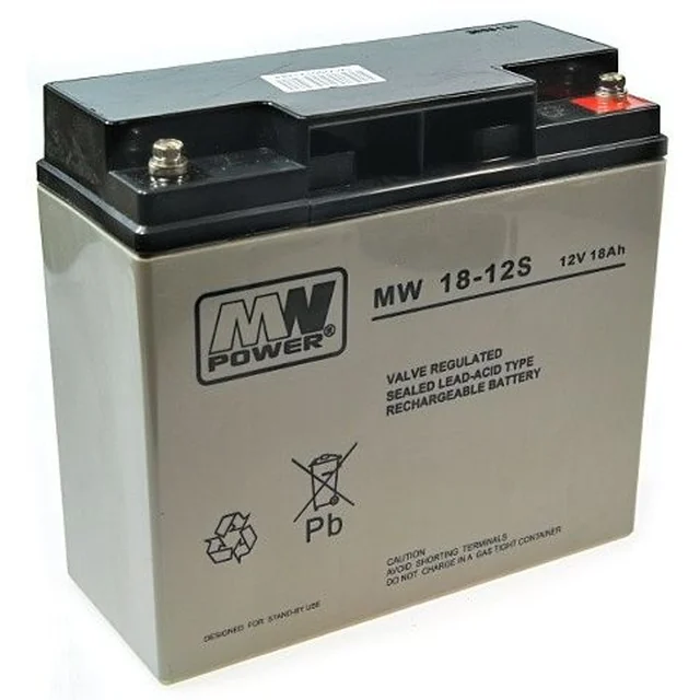 MPL maitinimo baterija 12V/18Ah (MW 18-12)