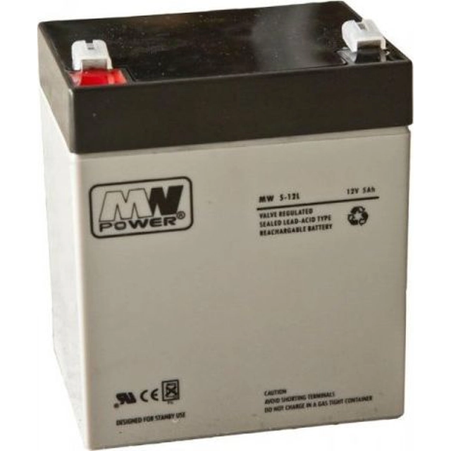 MPL võimsus aku elektrooniline MWS 5-12 12V/5Ah