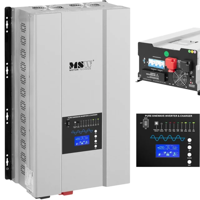 MPPT-Off-Grid-Solar-Wechselrichter-Wechselrichter für LCD-Photovoltaik 8000 W