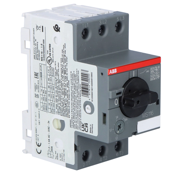 MS116-1.6A Motor protection switch