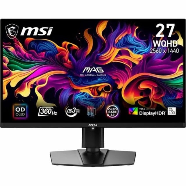 MSI 27&quot; 360 Hz plata četrstūra HD monitors