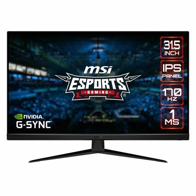 MSI G321Q 31,5&quot; 170 Hz plata četrstūra HD monitors
