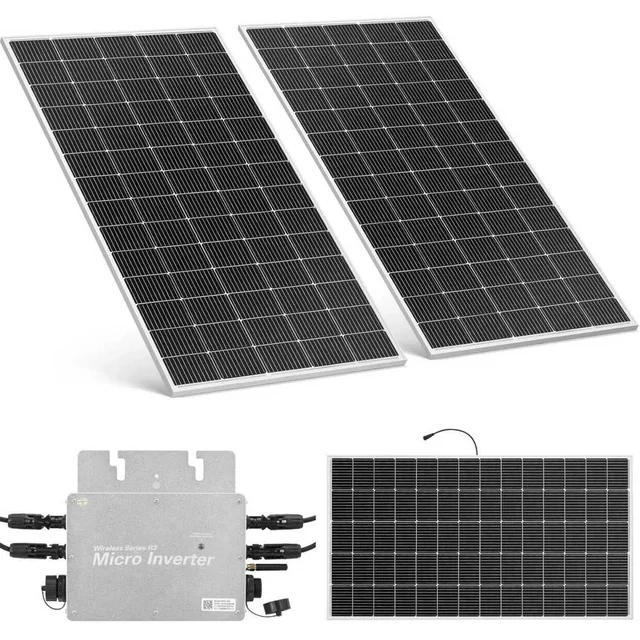 MSW Balkono fotoelektra, 600 W aurinkoparisto - varusteet