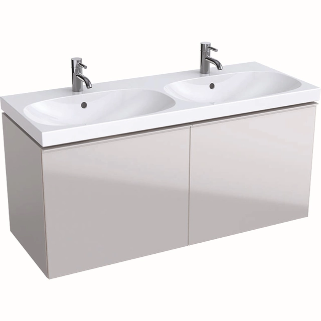 Mueble para lavabo Geberit Acanto, 120 cm, gris arena