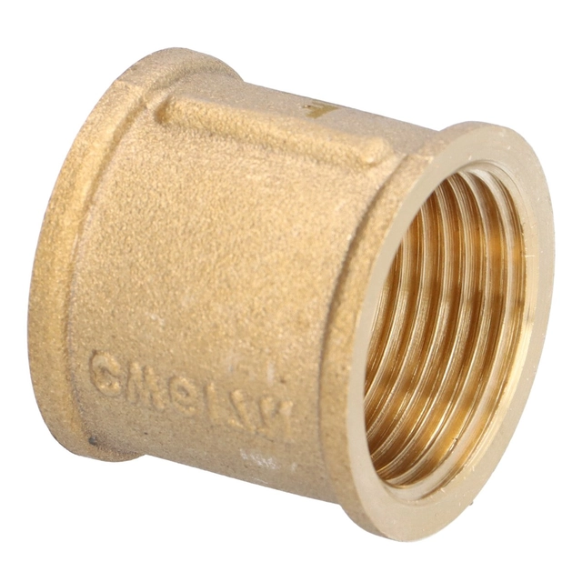 Muff 1" Online internal thread x internal thread brass