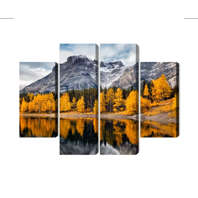 Multi-part image of Banff National Park in Canada