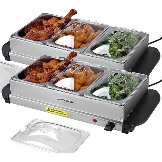 Multifunctional food warmer, zestaw,200 W. 6 x 1,5L