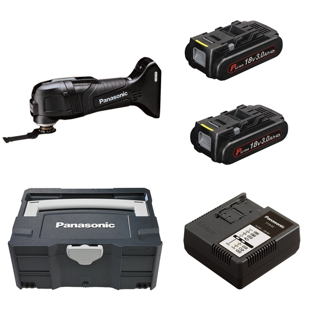 Multitool 18V Panasonic EY46A5 + Systainer + 2x 3.0Ah + charger