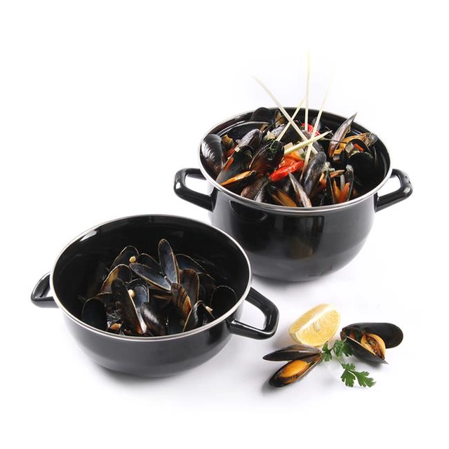 Mussel pot - with lid 2,3 l