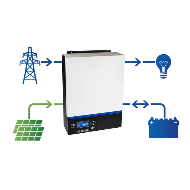 MÜÜK Hübriid võrguväline päikeseinverter ESB 3kW/1,5kW-24V