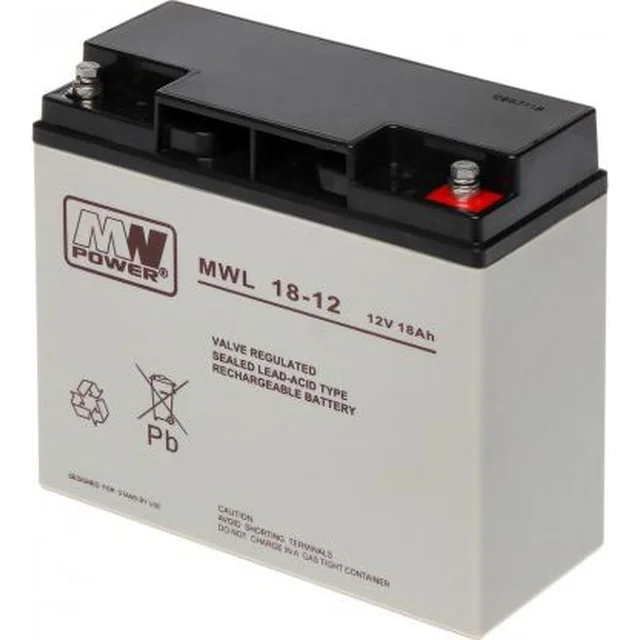 MW мощност на батерията 12V/18AH-MWL