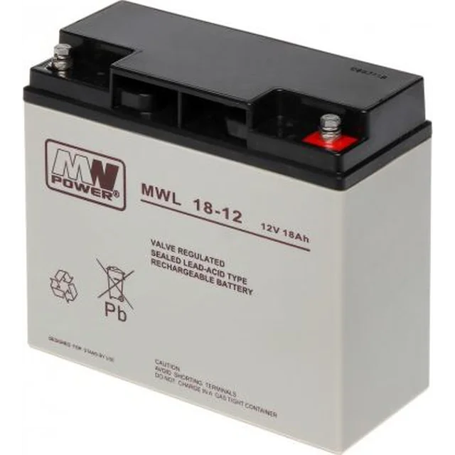 MW Power Batteri 12V/18AH-MWL