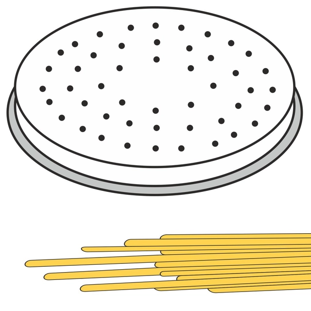 Μύτη σουρωτηρίου ζυμαρικών SPAGHETTI 22 τρύπες διά. 2 mm MPF2.5/4 - Hendi 229484