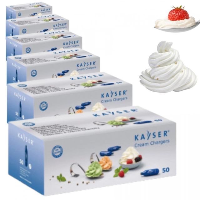 N2o Cartouches Kayser Pour Siphon à Crème Chantilly 250 Pièces