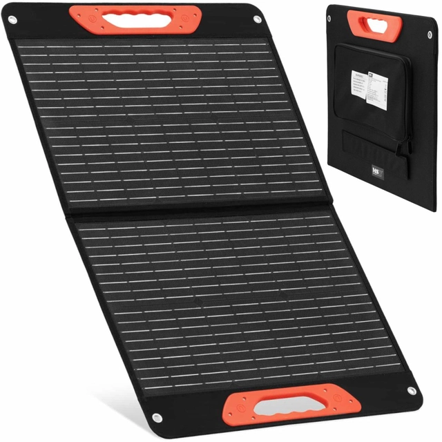 Nabíjací solárny panel, skladací turistický kemping 2 xUSB 60 IN