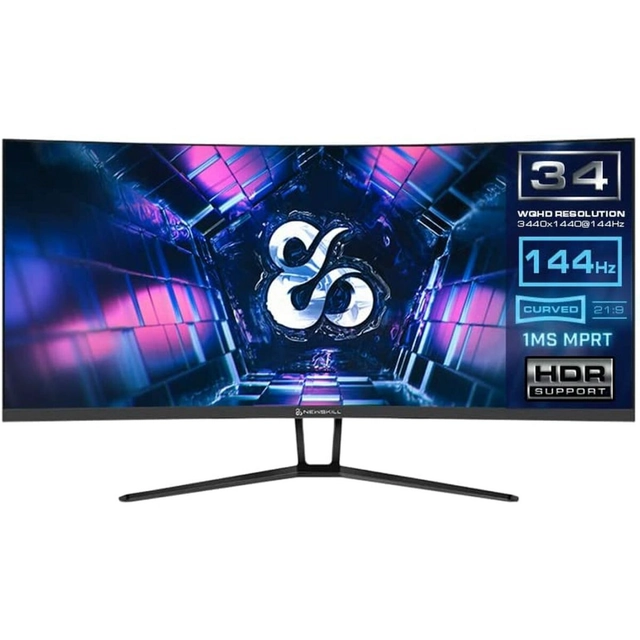 Наблюдавайте Newskill IC34W4-V 144 Hz 34&quot;