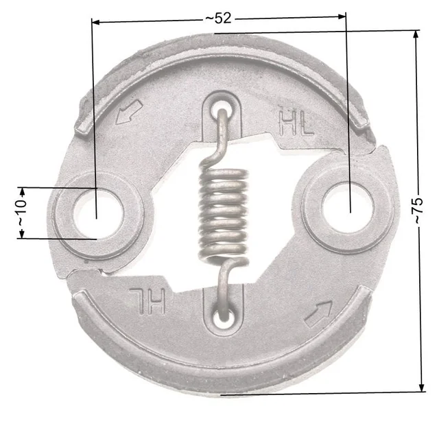 Nac Clutch 75Mm Desbrozadoras del gran mercado del metal Nz33