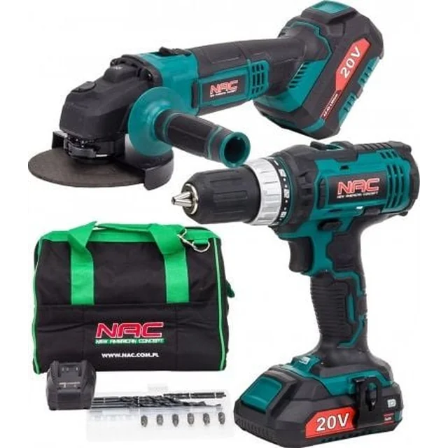 NAC power tool set 8-elementowy (CDB-AGE-LI-20V)