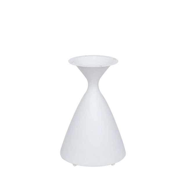 Nadia Base Table Blanc Aluminium 35 x 35 x 50 cm