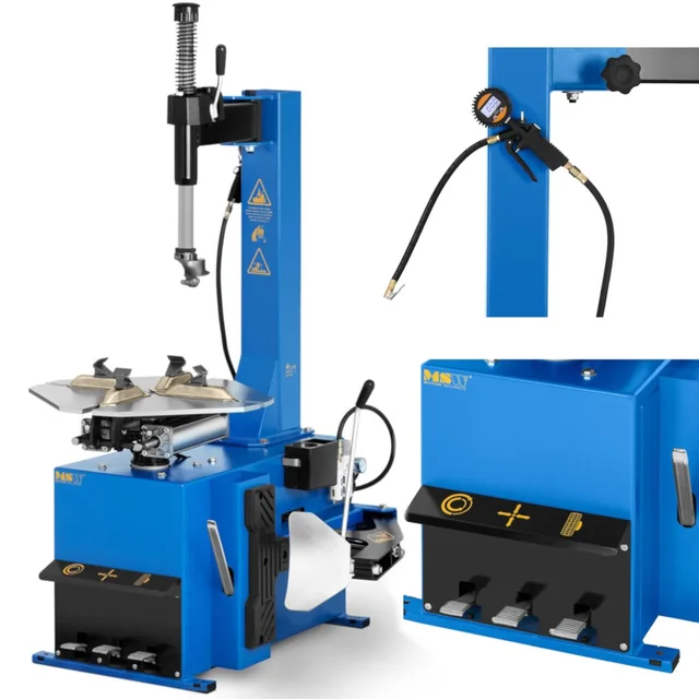 Напівавтоматичний шиномонтаж для автомобільних, мотоциклетних і колісних шин 11-22'' 750 W