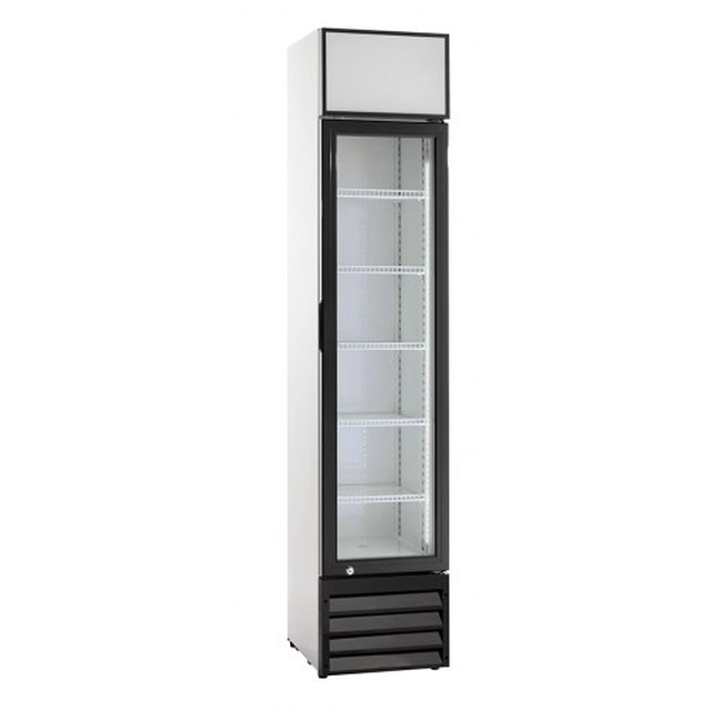 Narrow Glass Refrigerator 390x475x1880 160l 216