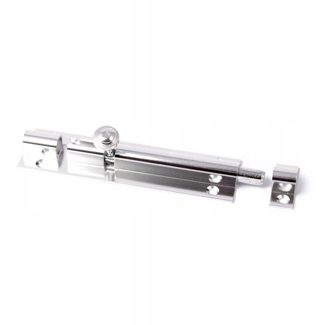 Narrow profile latch 100X34X1.7MM SILVER