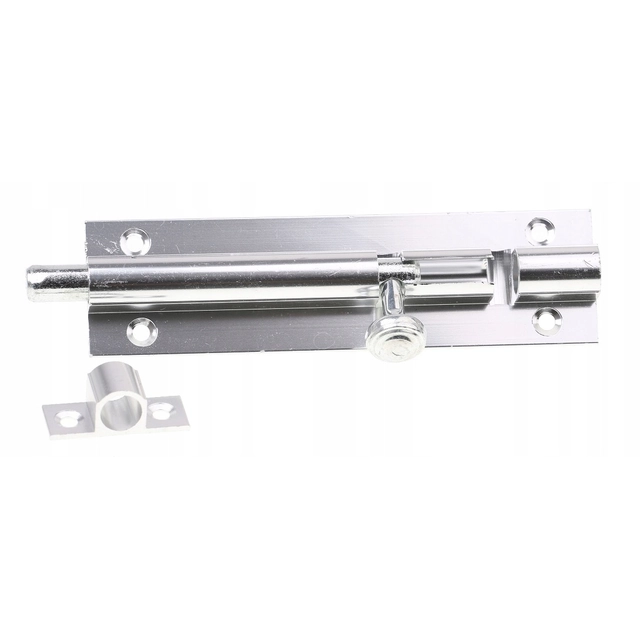 Narrow profile latch 125X34X1.7MM SILVER