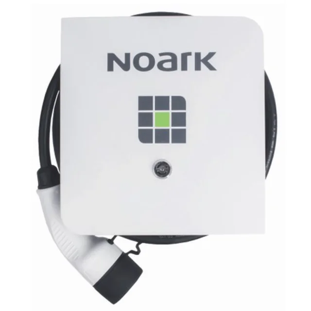 Настінний зарядний пристрій Noark для електромобілів, тип 2, 3 фаза, 10A
