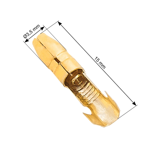 Неизолиран мъжки конектор 3,5/15 100 Бр