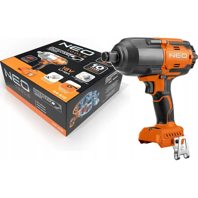 Neo impact wrench Dripless impact wrench 1100Nm Battery Energy+ 18V