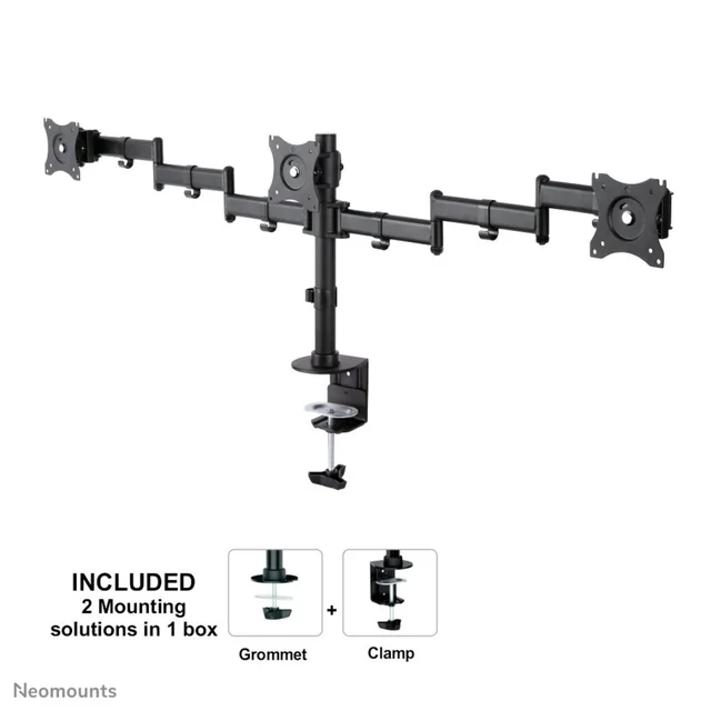 Neomounts bildskärmsbordsfäste NM-D135D3BLACK