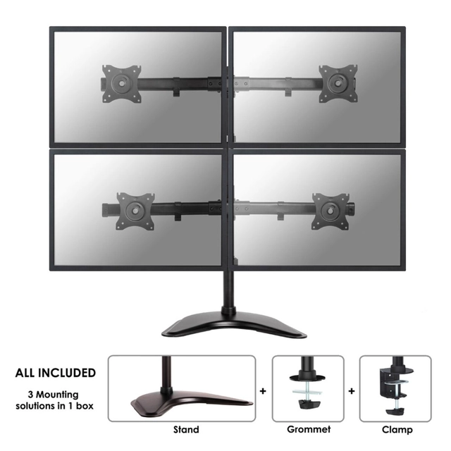 Neomounts monitori lauakinnitus NM-D335D4BLACK