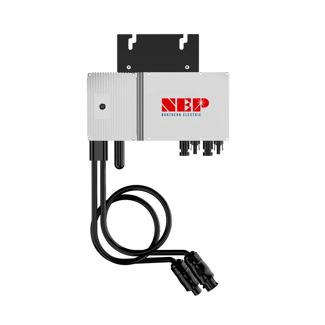 NEP Microinverter BDM-500 BQ Daisy chain Wifi med extern skyddsenhet, tak eller balkong