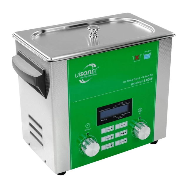 Nettoyeur à ultrasons PROCLEAN 3.0DSP Capacité DEGAS SWEEP PULSE 3L