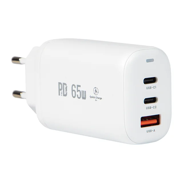 Network charger gniazdoUSB+USB-Cx2