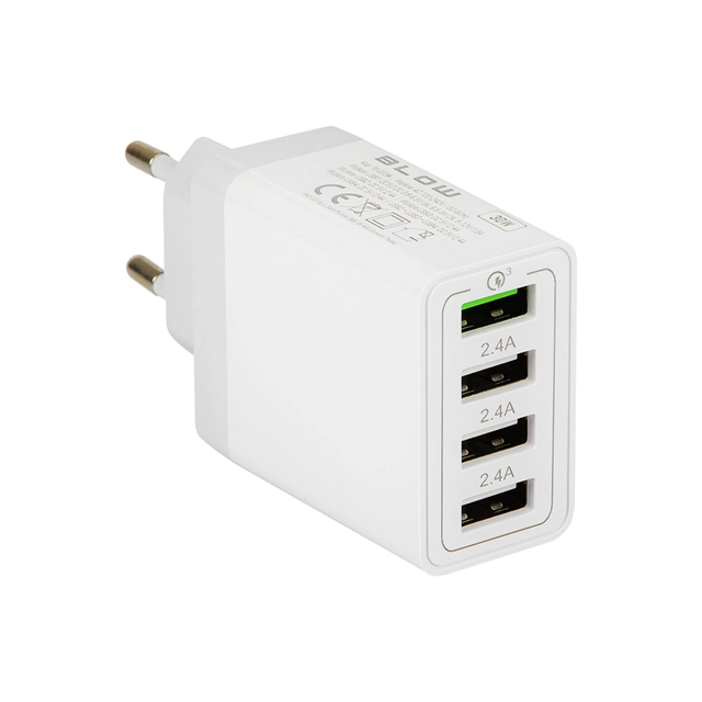 Network charger gniazdoUSBx4QC3.0 30W
