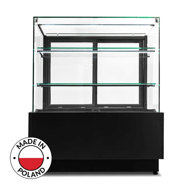 Neutral confectionery display case Dolce Visione Breve Neutro 900 | reduced version | 900x690x1110+/-10 mm