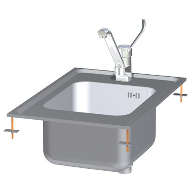 Neutral modul med handfat