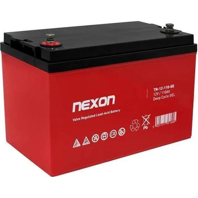 Nexon TN-GEL gelio baterija 12V 110Ah Ilgas tarnavimo laikas
