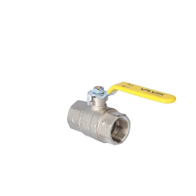 Nickel-plated gas ball valve with steel lever (DSt) ORION (NN version)1 1/4"