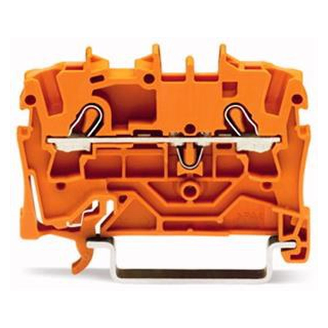 Nipple 2-przewodowa cruising 2,5 mm for Ex e II applications Side and center labeling for TS rail 35 x 15 and 35 x 7,5 Push-in CAGE CLAMP 2,50 mm