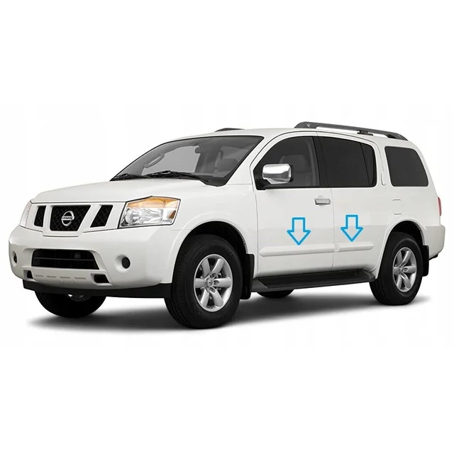 Nissan Armada 2005-2015 - Benzi laterale de protecție cromate pentru uși