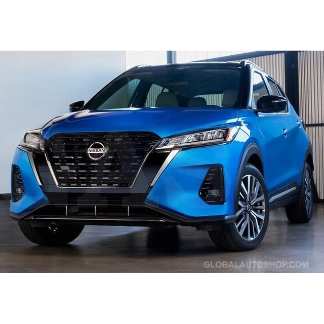 Nissan Kicks – krómozott csíkok krómozott grillsütő próbabábu lökhárító tuning