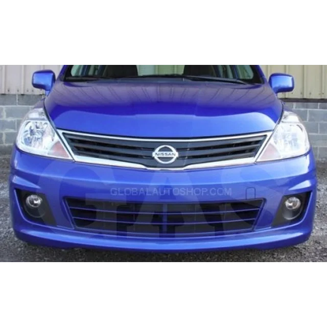 Nissan Versa – krómozott csíkok krómozott grillsütő próbabábu lökhárító tuning